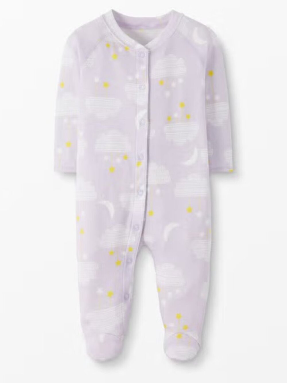 Hanna Andersson Night Night Sleeper Lilac Light Purple Sz 3-6M 3-6 M months